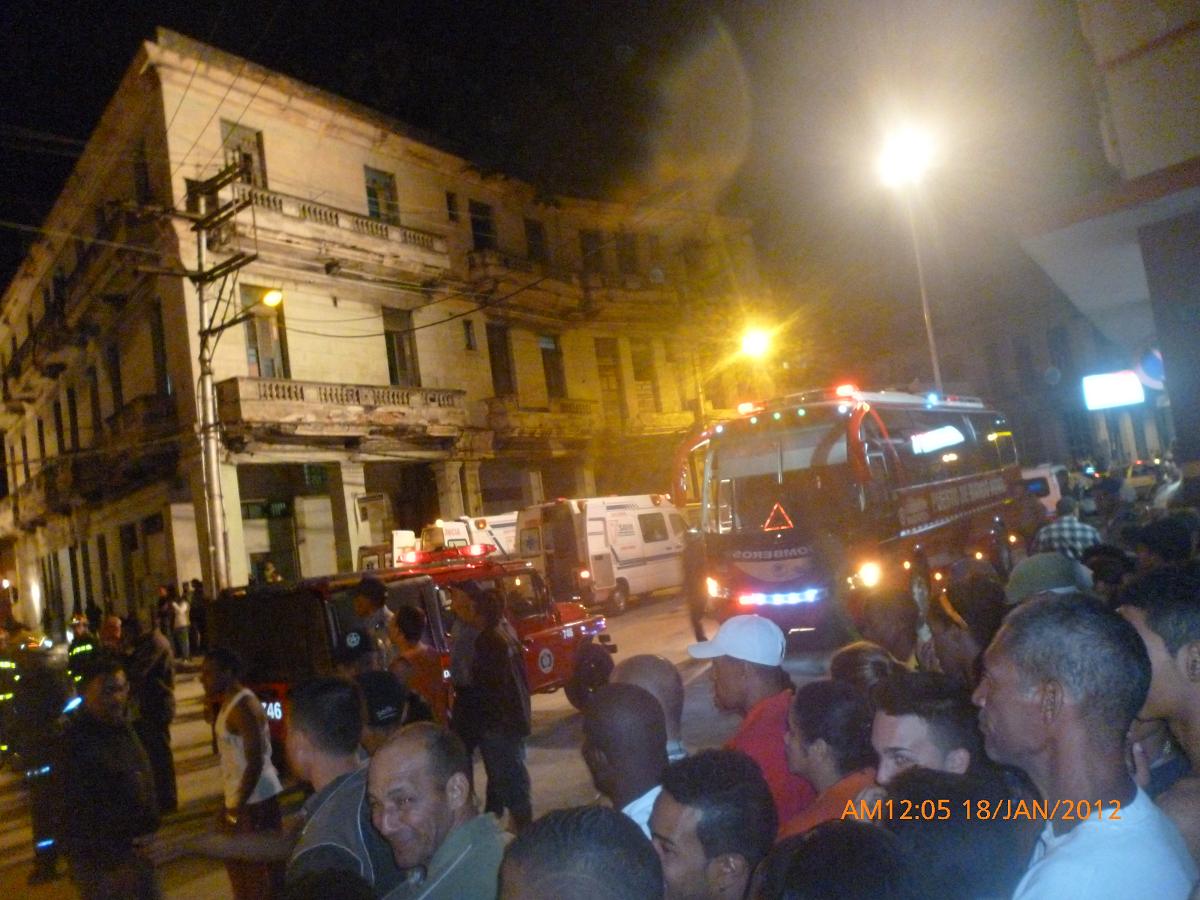 Derrumbe en Centro Habana