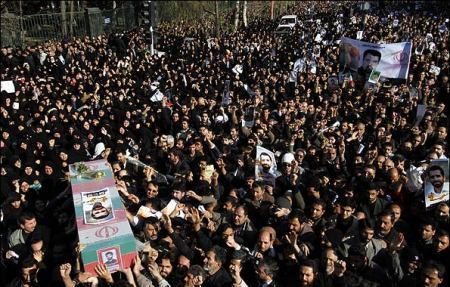 Funeral de científico nuclear Mostafa Ahmadi Roshan, en Irán