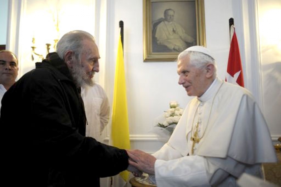 Encuentro entre Fidel y Benedicto XVI