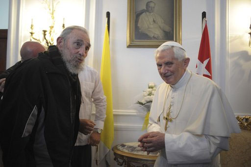 Encuentro entre Fidel y Benedicto XVI - 02