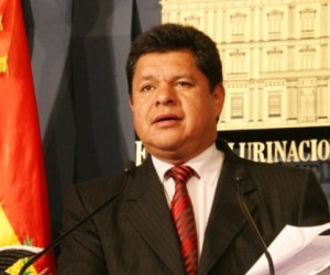 Ministro de Defensa de Bolivia, Rubén Saavedra
