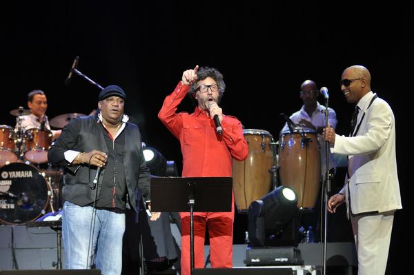 Fito Páez con El Tren durante la apertura del Festival de Cine.