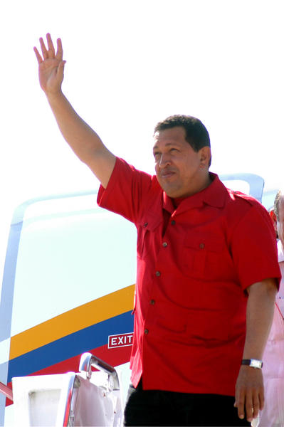 Chávez saluda a los santiagueros