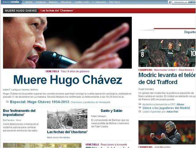 El Mundo.es Chávez