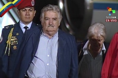 José Mujica llega a Venezuela