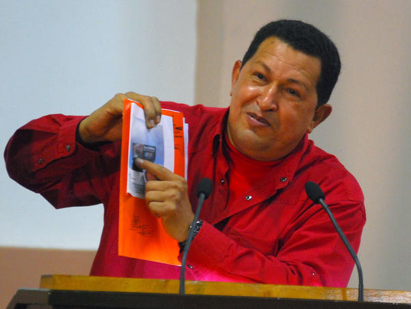Chávez en el Palacio de Convenciones