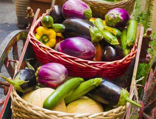 Vegetales para una dieta mediterranea