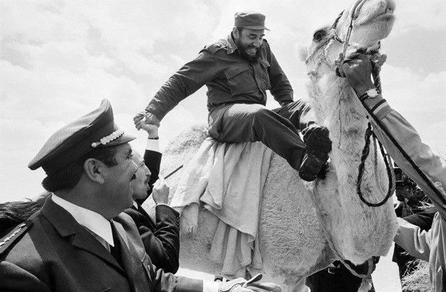 Fidel Castro en Argelia en 1972 Foto Christian Simonpietri