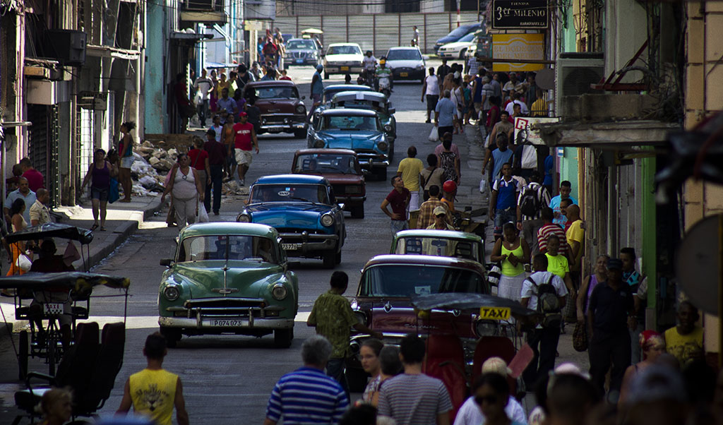 Trafico en la Habana