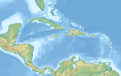 Mapa del Mar Caribe