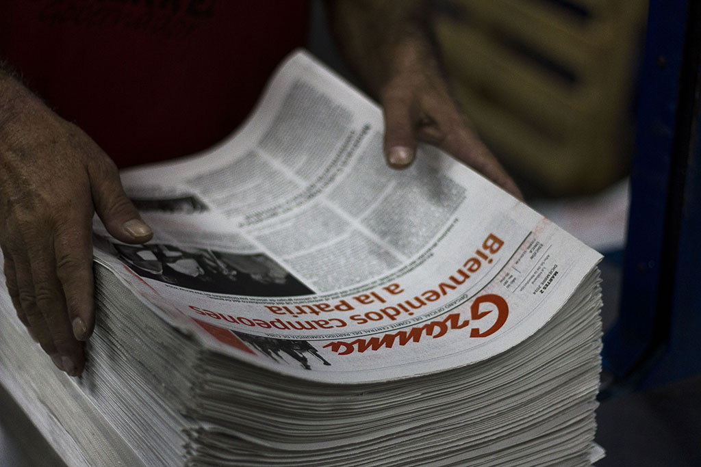 Proceso de producción en el poligráfico 13