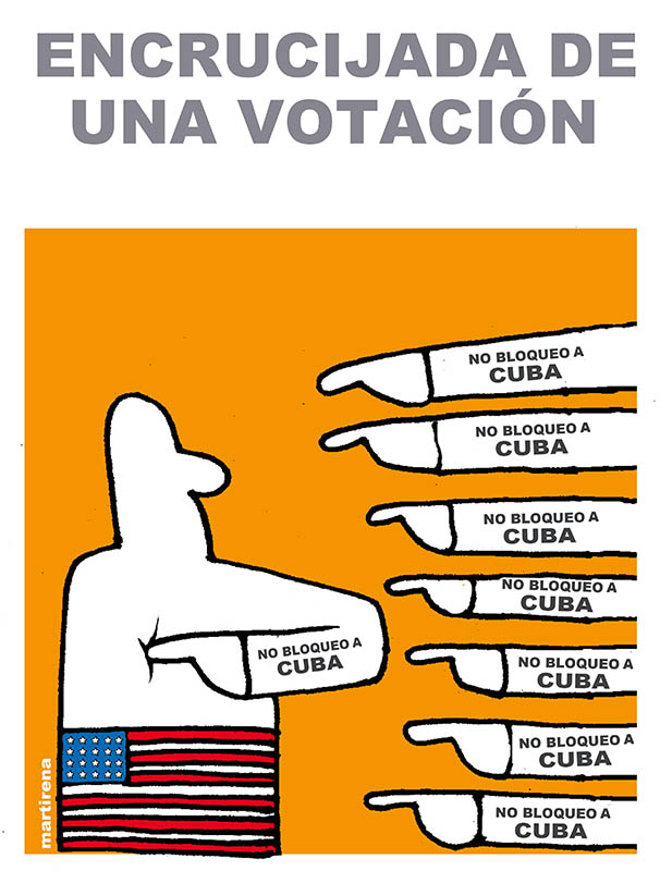 Endrucijada de una votación