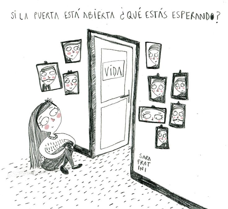Caricatura Sara Fratini Claustrofobia