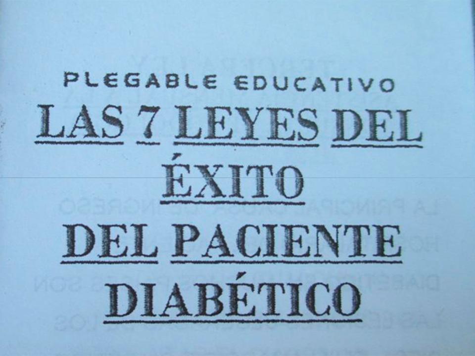 Primer libro en Braille para diabéticos ciegos