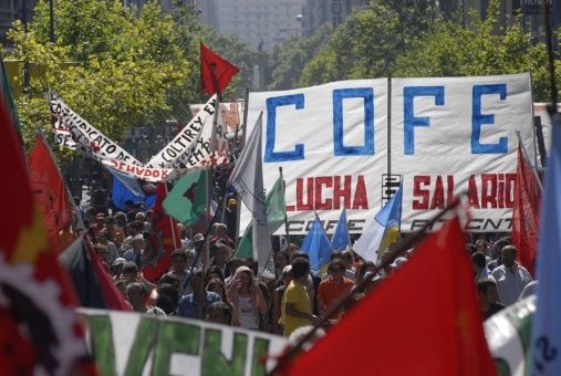 Paro nacional-marcha-Montevideo