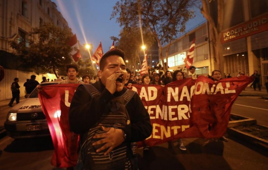 marcha contra corrupcion peru-afp