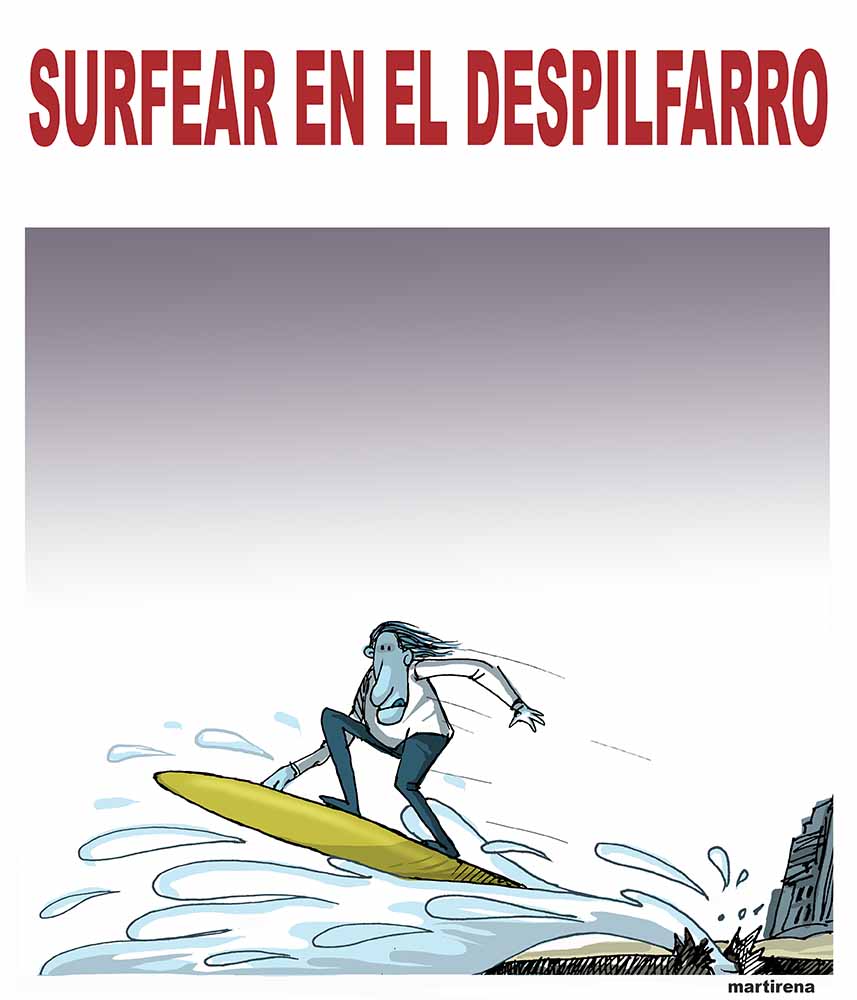 Surfear en el despilfarro