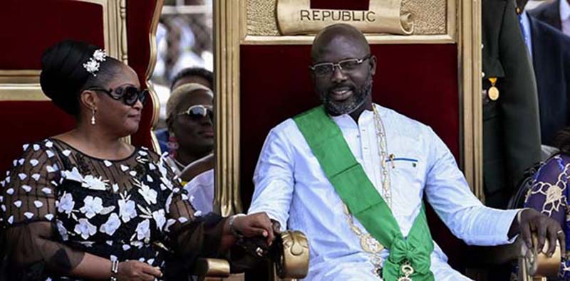 George Weah-presidente-Liberia George Weah-presidente-Liberia
