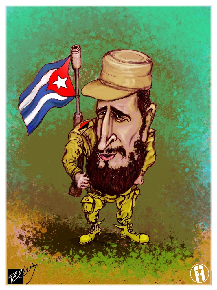 Fidel eterno joven rebelde