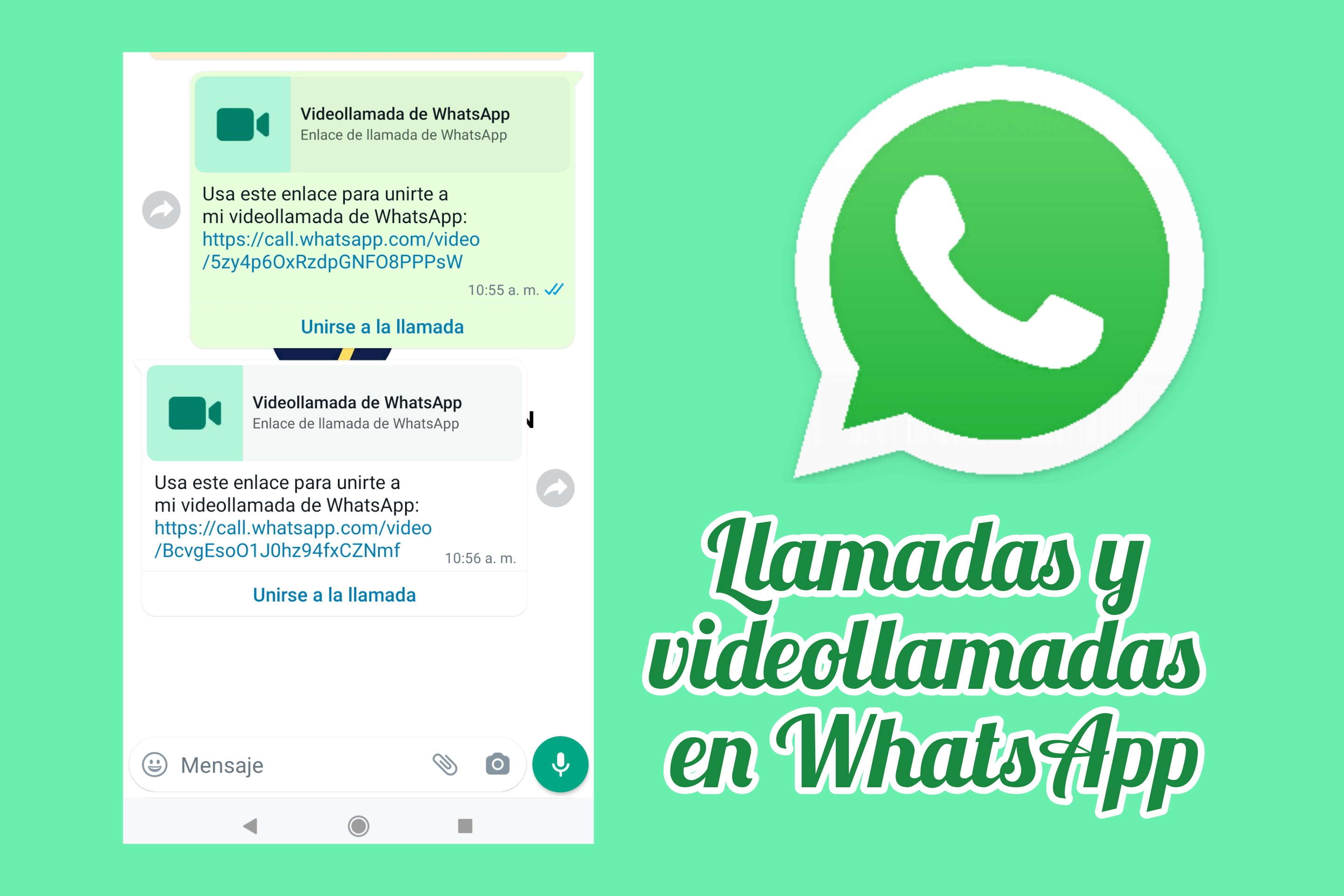 Llamadas y videollamadas vía WhatsApp 