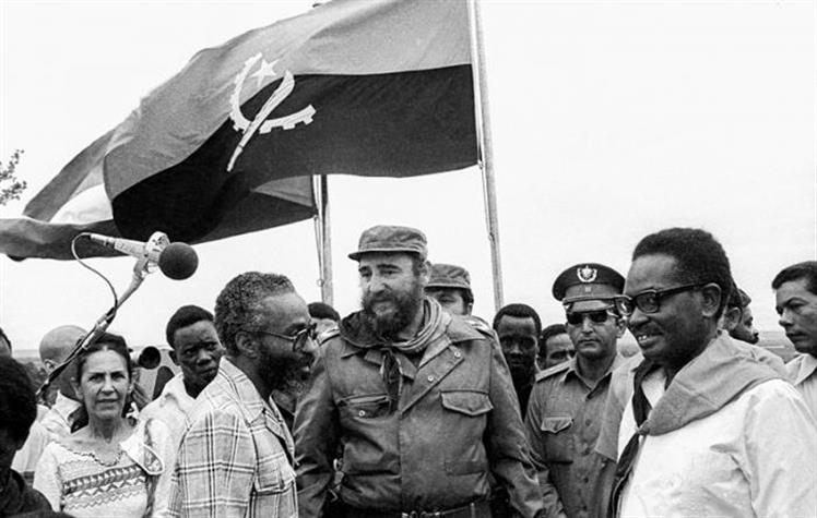 Fidel en Angola
