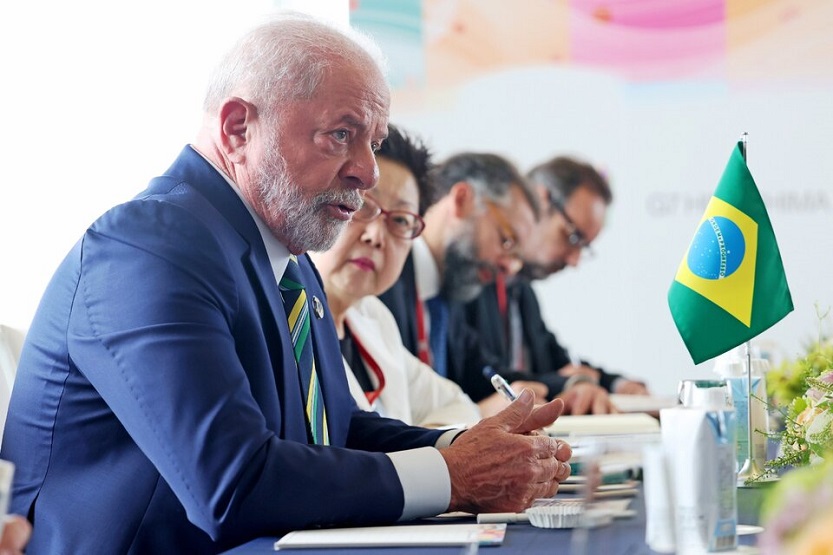 Lula Da Silva, rueda de prensa en China