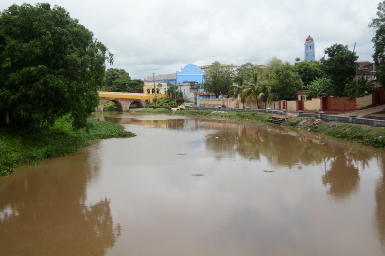 Inundaciones: Río Yayabo en Sancti Spíritus