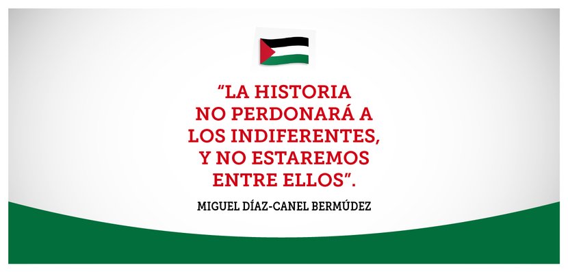 intervención de Diaz Canel sobre Palestina 