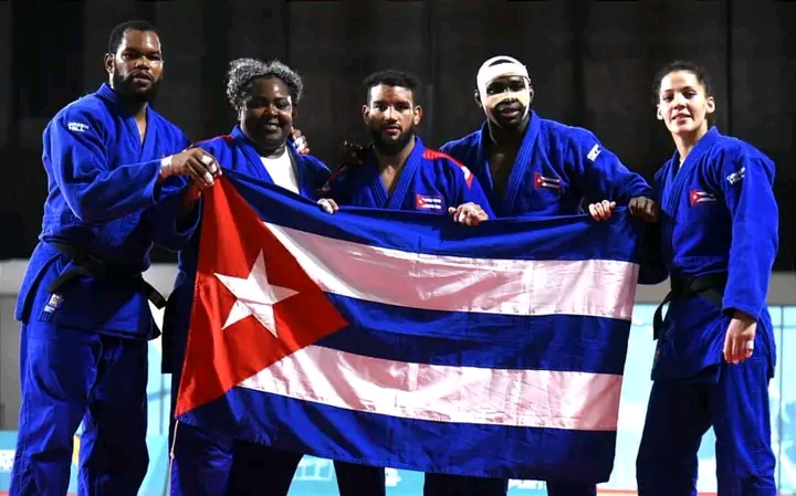 Equipo mixto de judo en Panamercianos de Chile