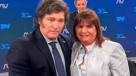 Milei presidente de Argentina y Patricia Bullrich ministra de Seguridad