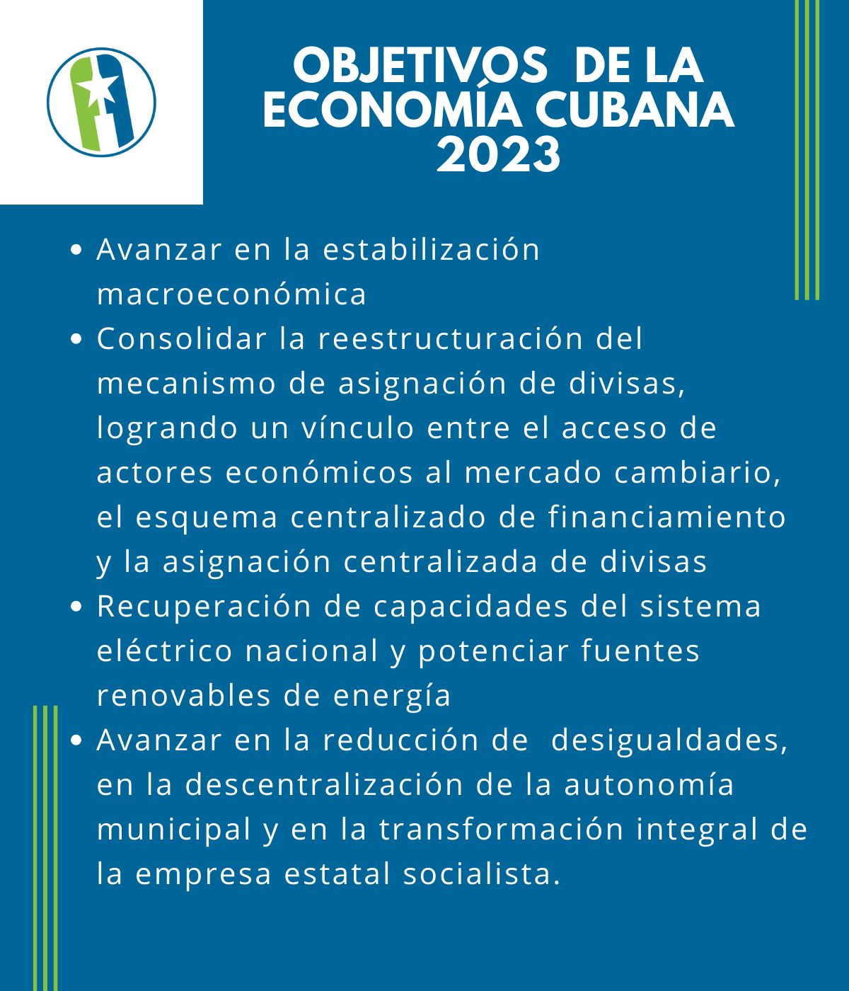 objetivos de la economia cubana para 2023