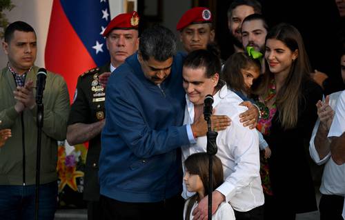 Nicolas Maduro y Alex Saab