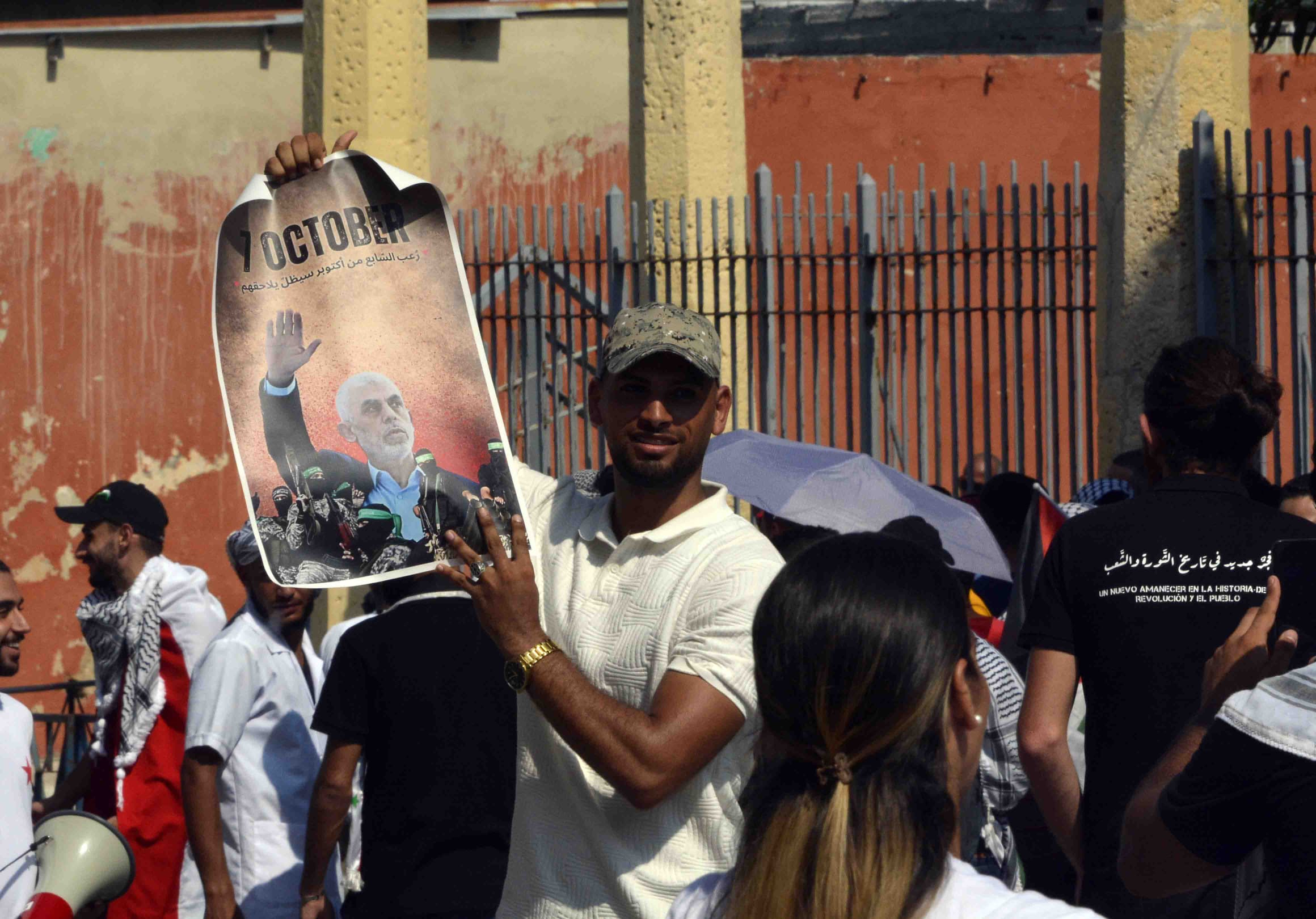 La Habana marcha en solidaridad con Palestina. 