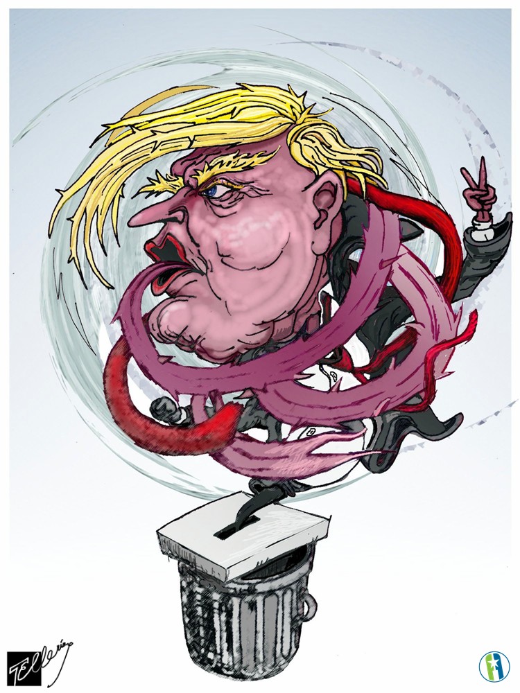 Peligroso ciclón Trump