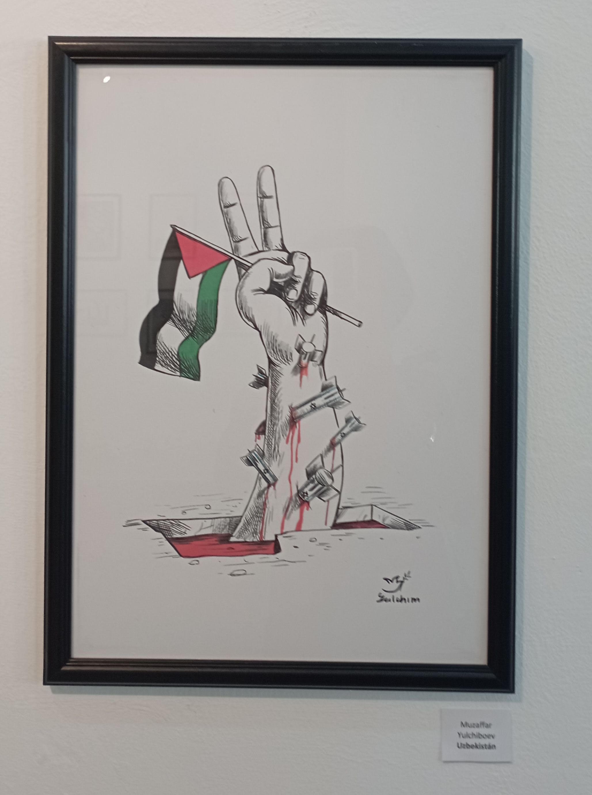 Muestra internacional de caricaturas en defensa de la paz