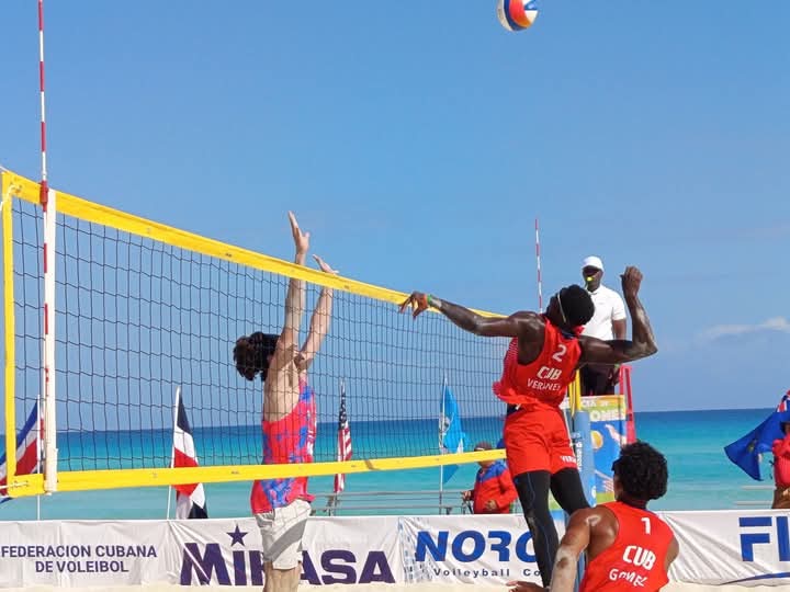 Voly de playa: Cuba de 4-3 en Varadero 
