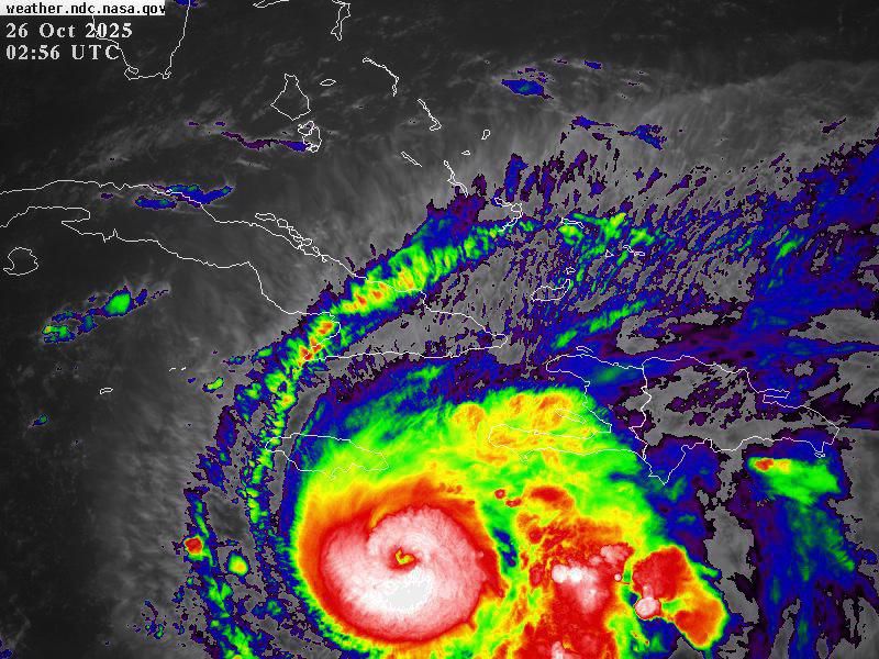 Huracán Melissa. Octubre de 2025. 