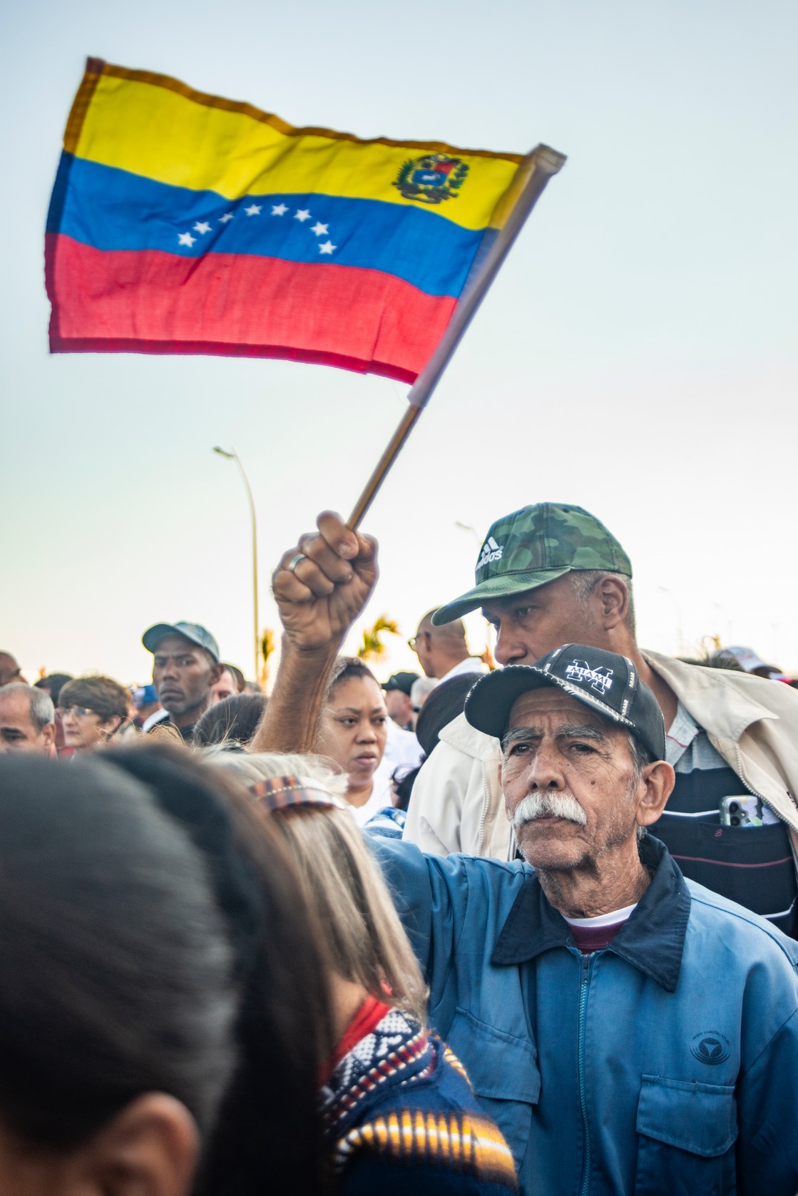 Concentración en la Tribuna Antimperialista, La Habana, en respaldo a Venezuela. / Adrián Juan Espinosa 