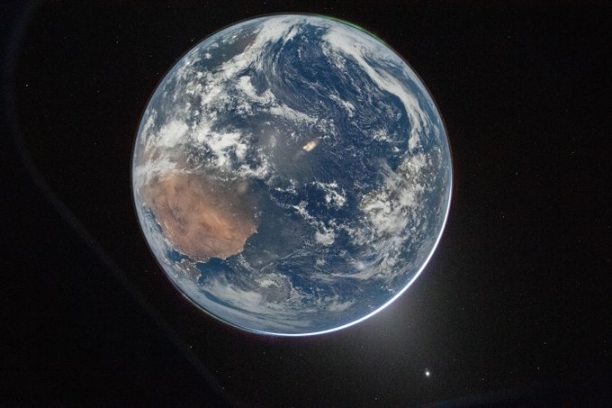 La Tierra vista desde el espacio.