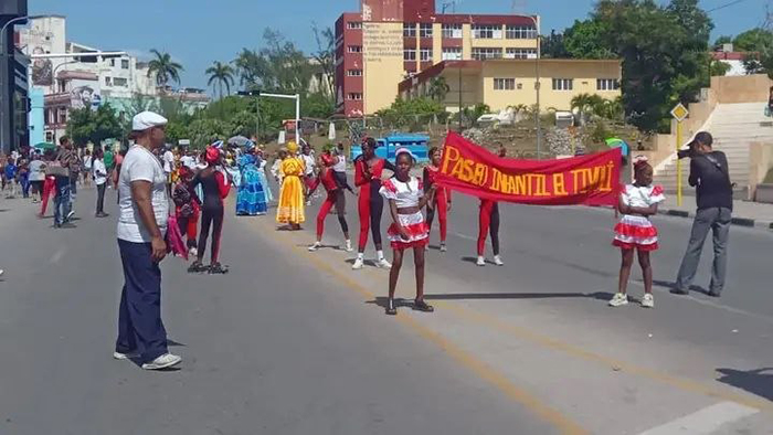Celebraciones por el día de los niños en Santiago de Cuba