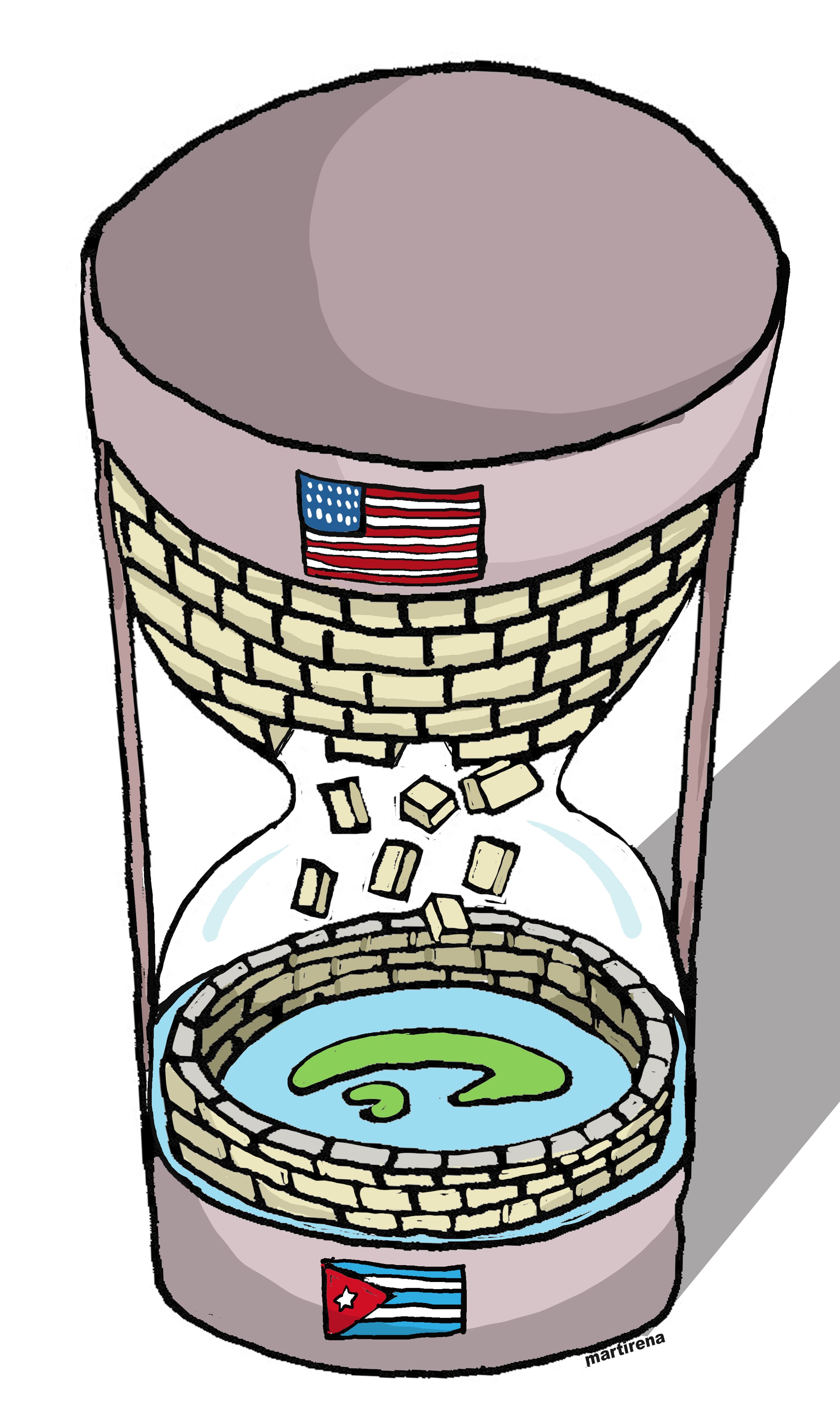 Juana puede ser tan idéntica a su hermana gemela como una gota de agua se parece a otra. (Alfredo Lorenzo Martirena Hernández)